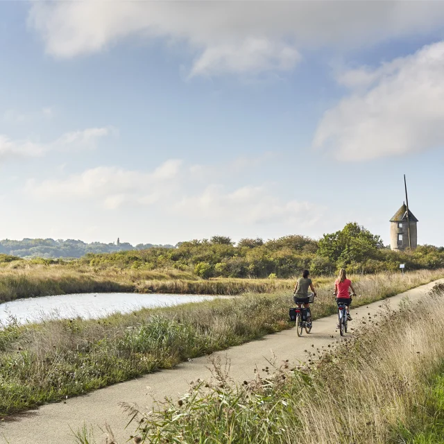 Vélocéan in den Sümpfen von Mès - Saint-Molf