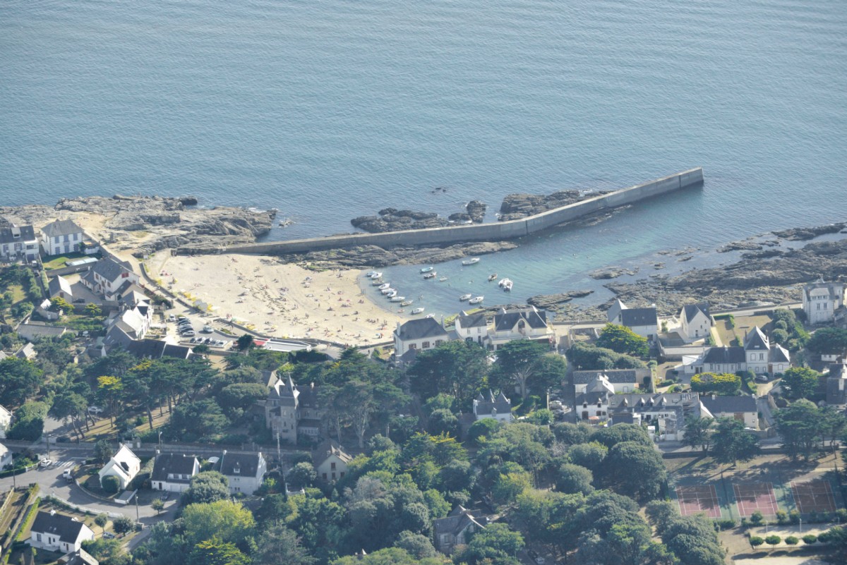 Plage Saint-Michel à Batz-sur-Mer vue du ciel - Teddy Locquard