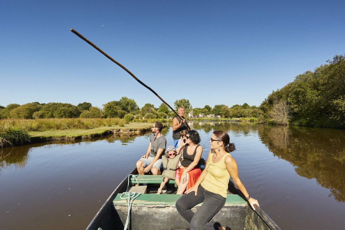 Boat tours in the Brière marsh