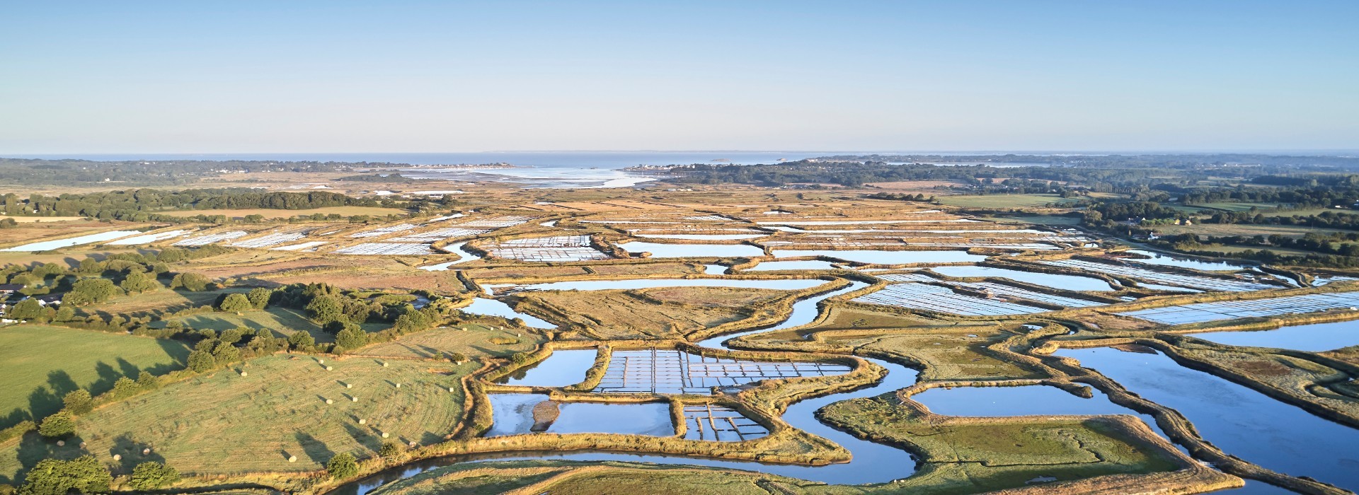 140 hectares de marais salants : le bassin du Mès Saint Molf
