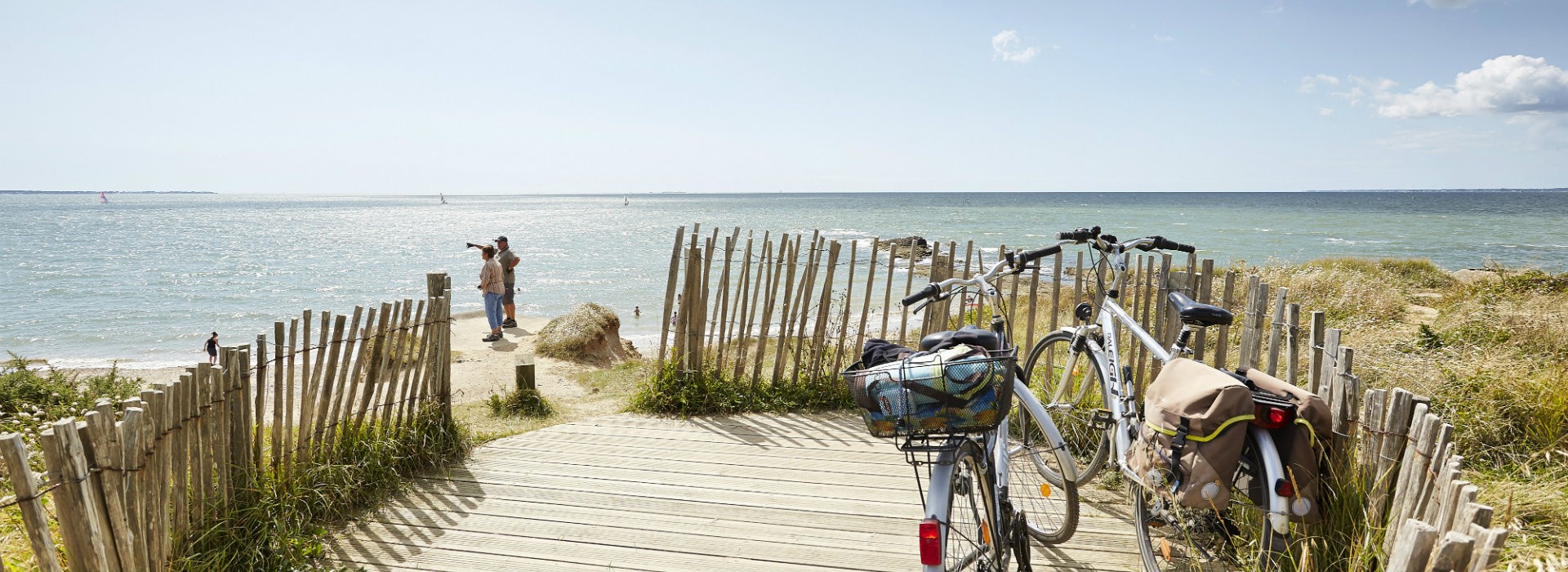 By bicycle at Pénestin