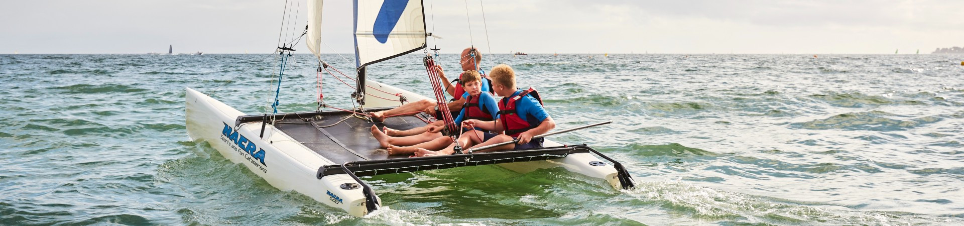 Catamaran en mer - La Baule Presqu'île de Guérande