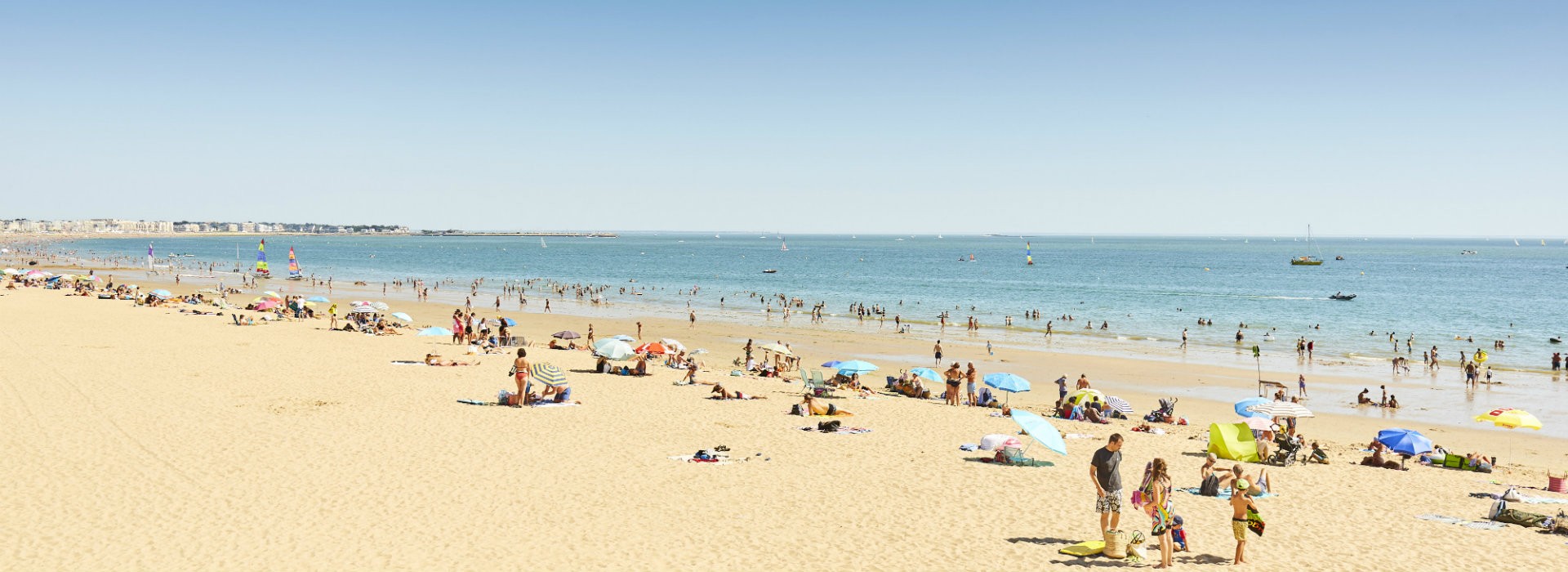 La baie de La Baule depuis la plage - Alexandre Lamoureux