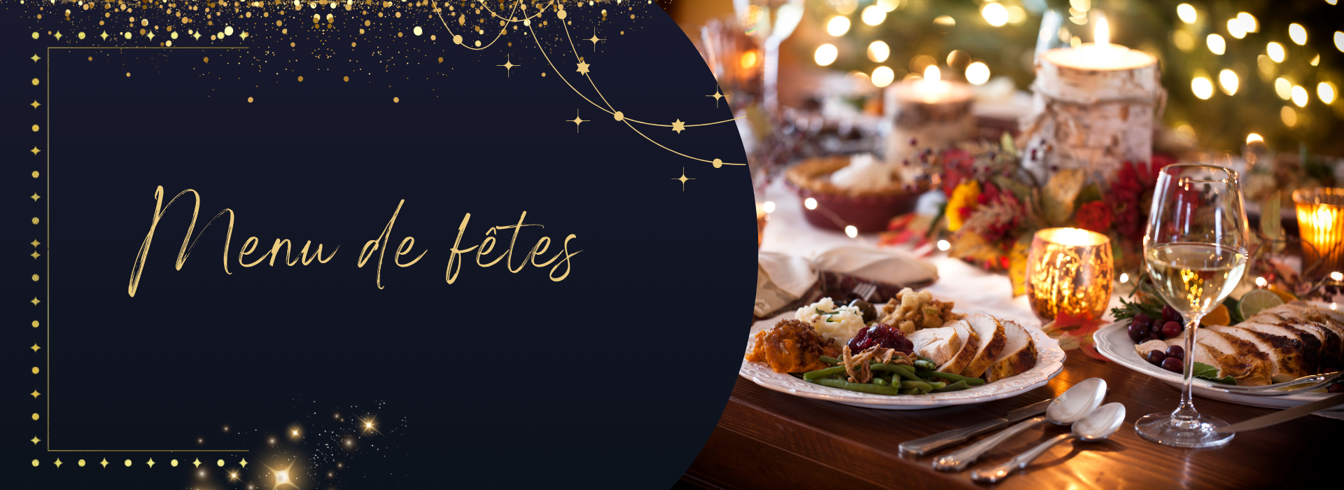 Les menus de fêtes des restaurants