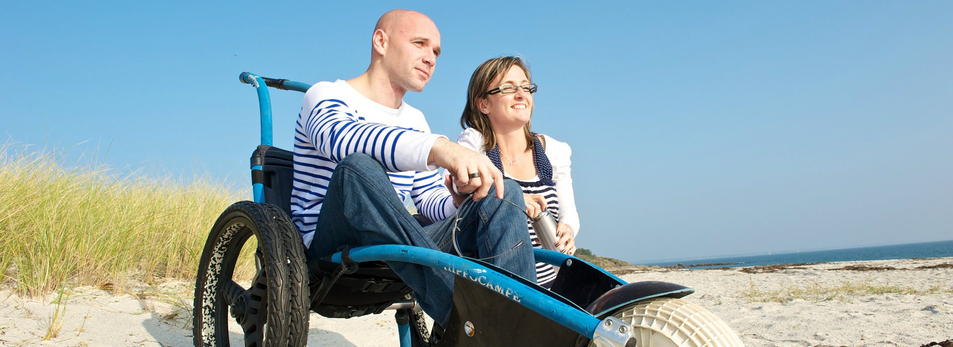 Plage accessible handicap La Baule Presqu'île de Guérande