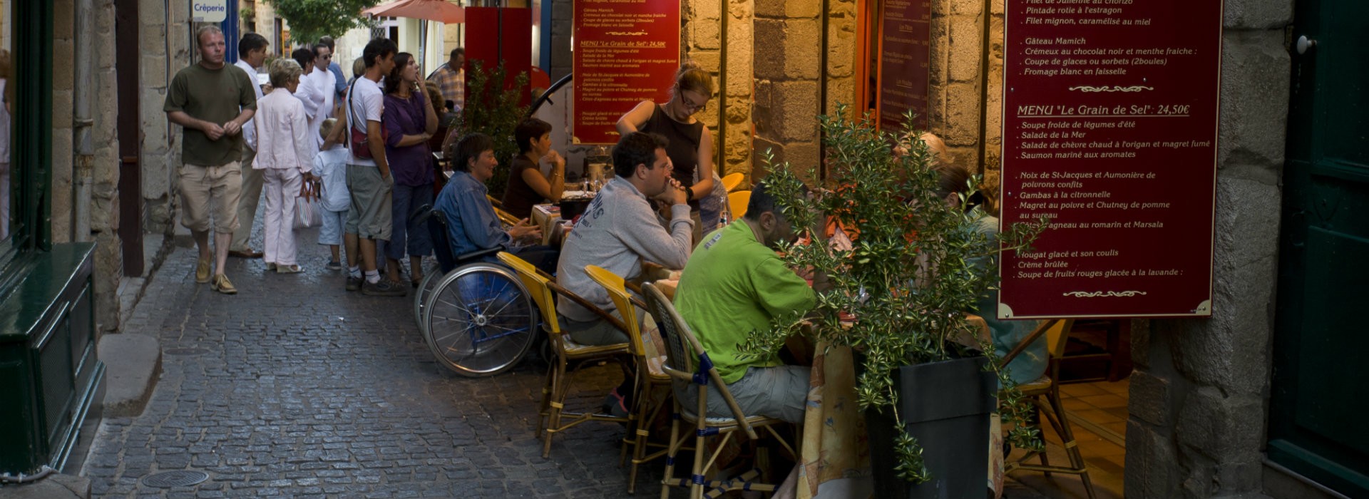 Restaurants accessibles La Baule Presqu'île de Guérande