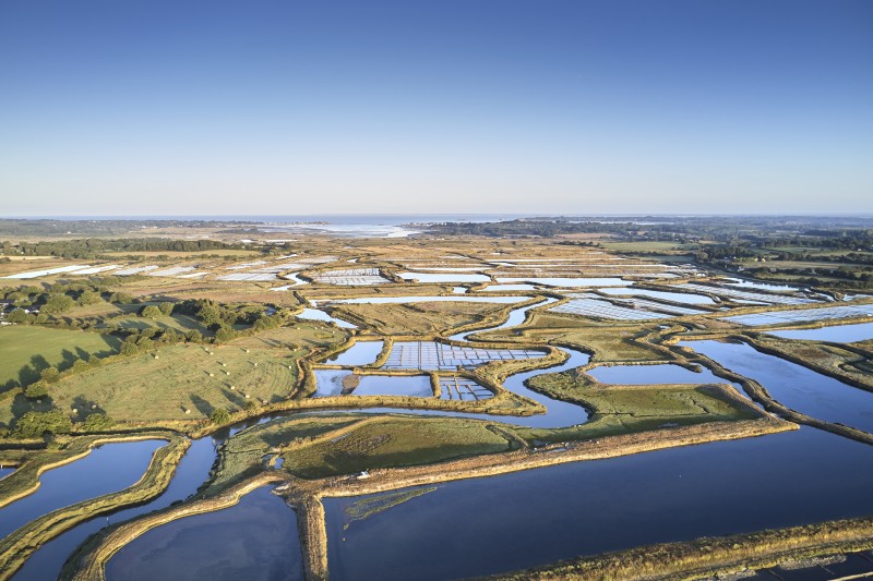 140 hectares de marais salants : le bassin du Mès Saint Molf