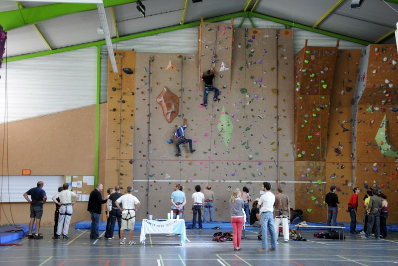 Le mur d'escalade à Saint-Molf  - Cap Atlantique