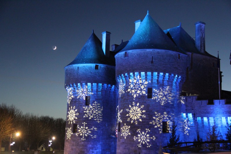 Guérande by light thème Noël 2018 - Mairie de Guérande