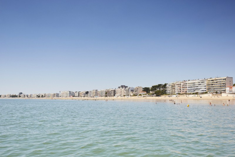 La baie de La Baule depuis la mer - Alexandre Lamoureux