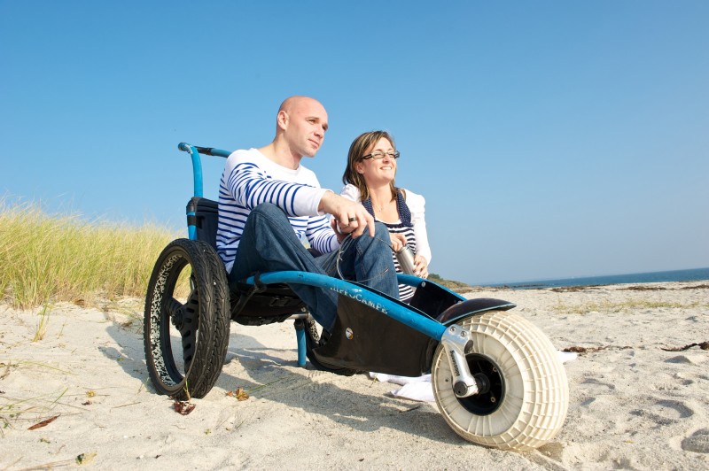 Plage accessible handicap La Baule Presqu'île de Guérande