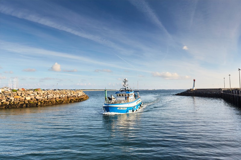 Retour de pêche chalutier La Turballe