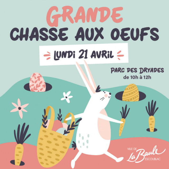 Chasse aux oeufs de La Baule - 21 avril 2025