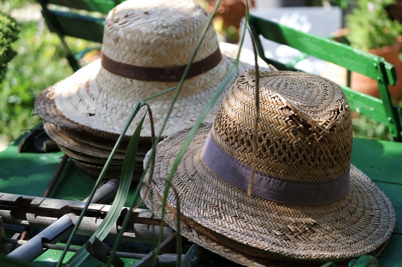 Chapeau de paille - Jardins des Marais à Herbignac