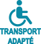 Accessible aux personnes en fauteuil roulant
