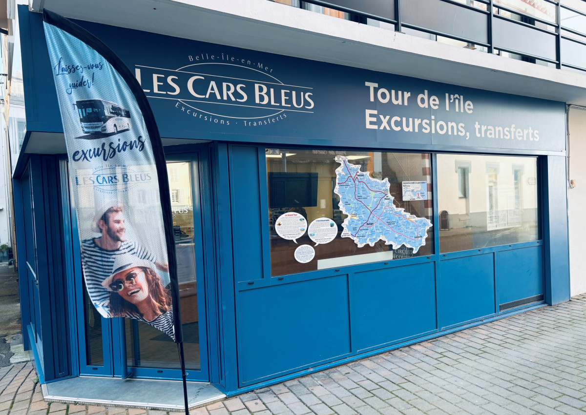 Les Cars Bleus-Locatourisle - Agence des Cars Bleus - Belle-Ile-en-Mer