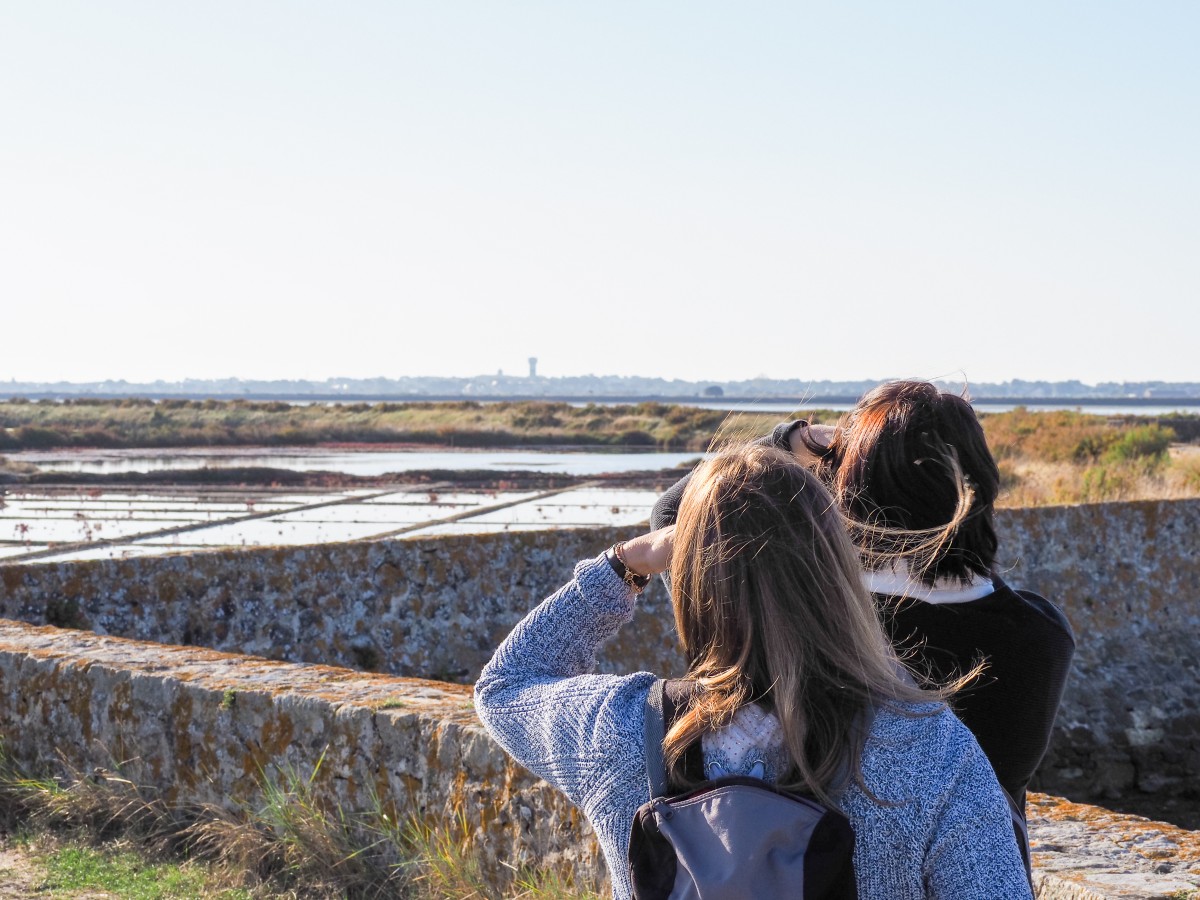 Les marais salants avec un Greeter