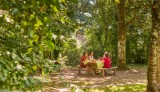 Picnic area of the Ranrouët Castle