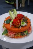 Alliance florale gâteau fleur