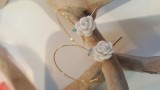 Atelier Galerie Sophia Rancatore, Guérande - Boucles d'oreilles porcelaine et apatite