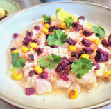 Aux Six Sens restaurant - Piriac-sur-Mer - assiette