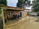 Camping Domaine du Mes hebergement confortable avec lave-vaisselle