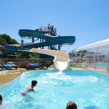 Domaine du Mès- Camping 4 étoiles - Presqu'île de Guérande - Toboggan piscine