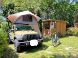 Camping Loscolo - Emplacement avec sanitaires privés