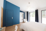 Chambre Pierres Bleues avec salle d'eau privative et terrasse