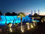 Camping La Roseraie La Baule - Complexe aquatique de nuit