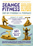 Fitness sur paddle à pédales - Loisirs Temps Libre - La Roche-Bernard
