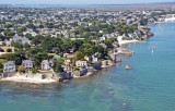 Héliberté - survol de la pointe de Penchâteau au Pouliguen  en hélicoptère