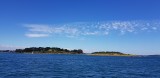 Iles et rivages - Enceintes megalithiques d er lannic et cairn de gavrinis - Golfe du morbihan - Bretagne