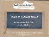 La ferme de Kerhué - Miel et Produits de la ruche - Affiche - Apiculteur de Mesquer