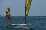 Nautisme en pays blanc - optimist4-  base La Turballe bretagne plein sud