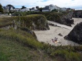 Plage de Convert au Pouliguen, vue de la côte