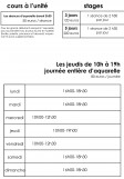 Planning et tarifs - cours d'aquarelle en plein air - Laurence POITOU