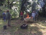 l atelier ceramique - stage -cuisson au bois -pit fire saint molf