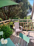 Terrasse - Chambres d'hôtes chaumière - La Roselière - Saint-Lyphard