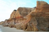 Visite géologique de la Mine d'Or - Sculpture et falaise