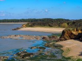 Vue du chemin de randonnée Pen bé vers Pont-Mahé, Assérac