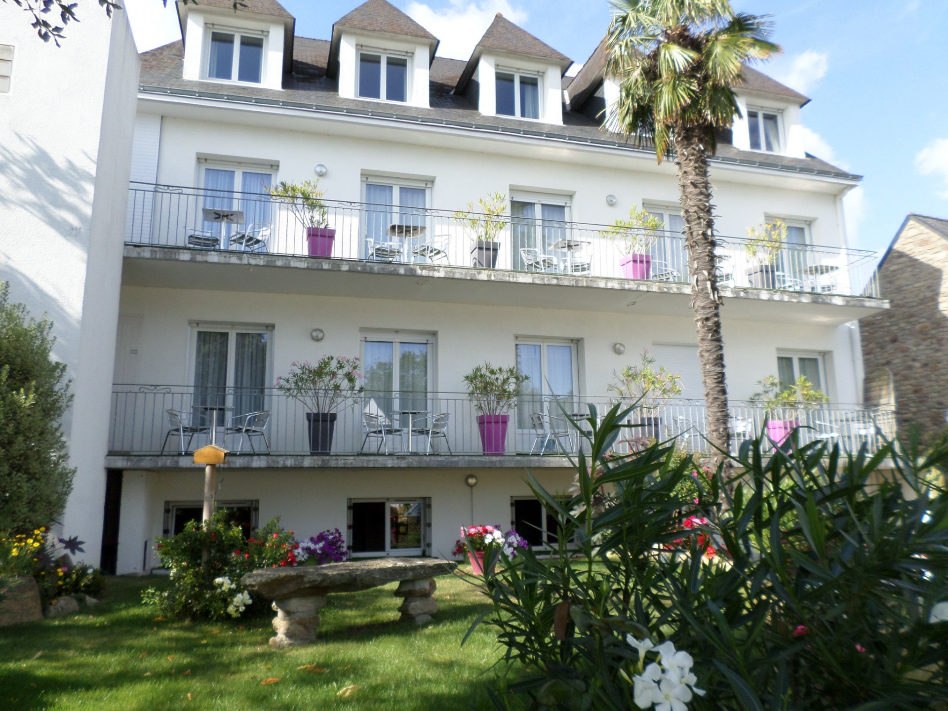 Hôtel du Littoral - Camoël - Jardin