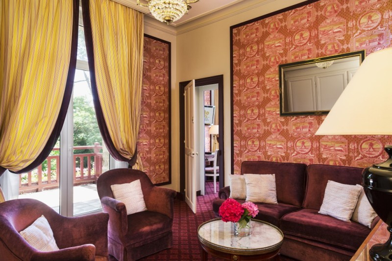 Relais chateau Castel Marie Louise grand salon