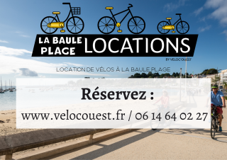 01 - La Baule Lajarrige Plage - Location de Vélos - Véloc'Ouest