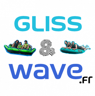 LOGO Gliss & Wave La Turballe bouée tractée