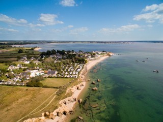 Pénestin - Camping Les Iles - Plages de Pénestin vues du ciel