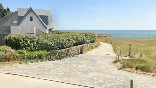 Stationnement vélos pointe de Pierre plate Le Pouliguen