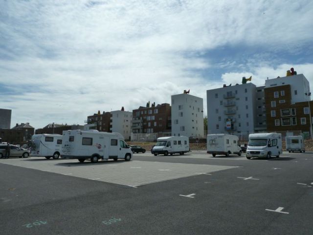 Aire de camping cars à Saint Nazaire