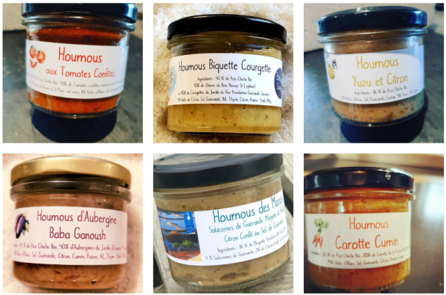 Bocaux Locos - gamme houmous - Piriac-sur-Mer