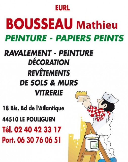 Peinture/Papiers-Peints Bousseau Mathieu Le Pouliguen